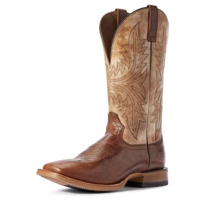 Ariat Western: Cowhand Botas Western Hombre - Rojas Marrones (ZYLTM2167)